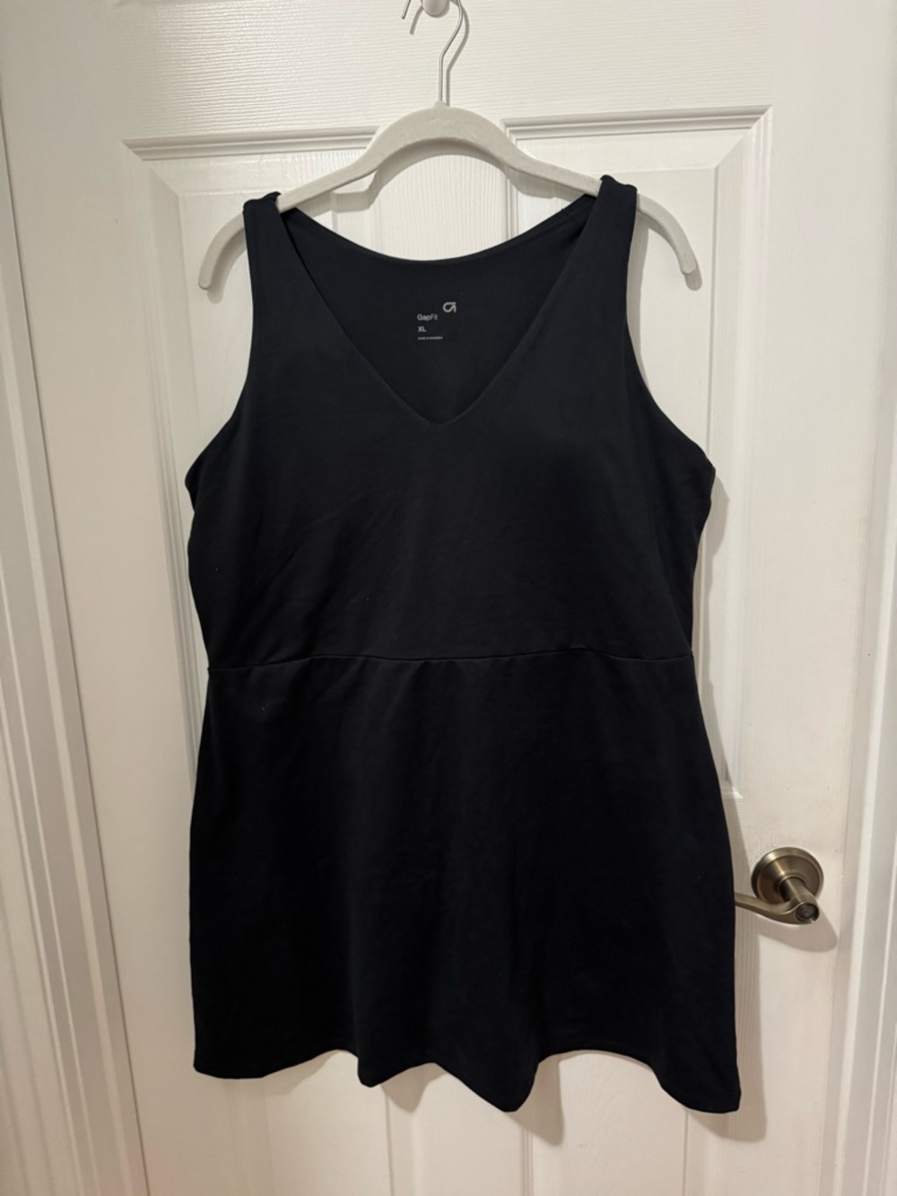 GAP Black V-Neck Tank dress